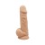 8.5 inch Realistic Silicone Dual Density Girthy Dildo with Suction Cup with Balls