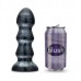 Jet Black Jack Large Ribbed Butt Plug 7 inches